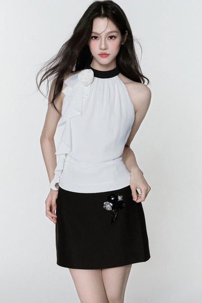 Misty Chiffon Tank Skirt Set-Up