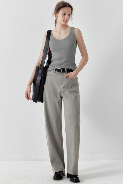 Soft Wool Knit Tank Top