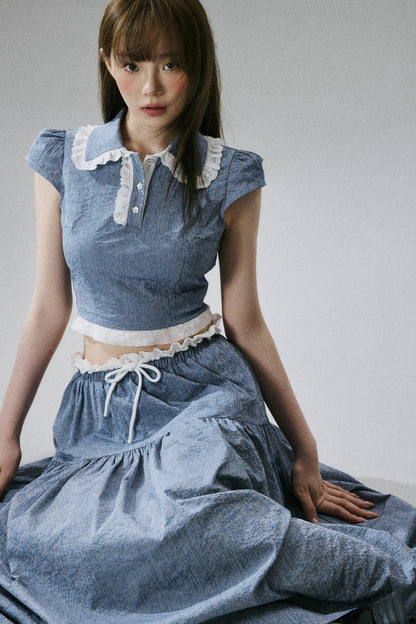 Luxury Maxi Skirt Set