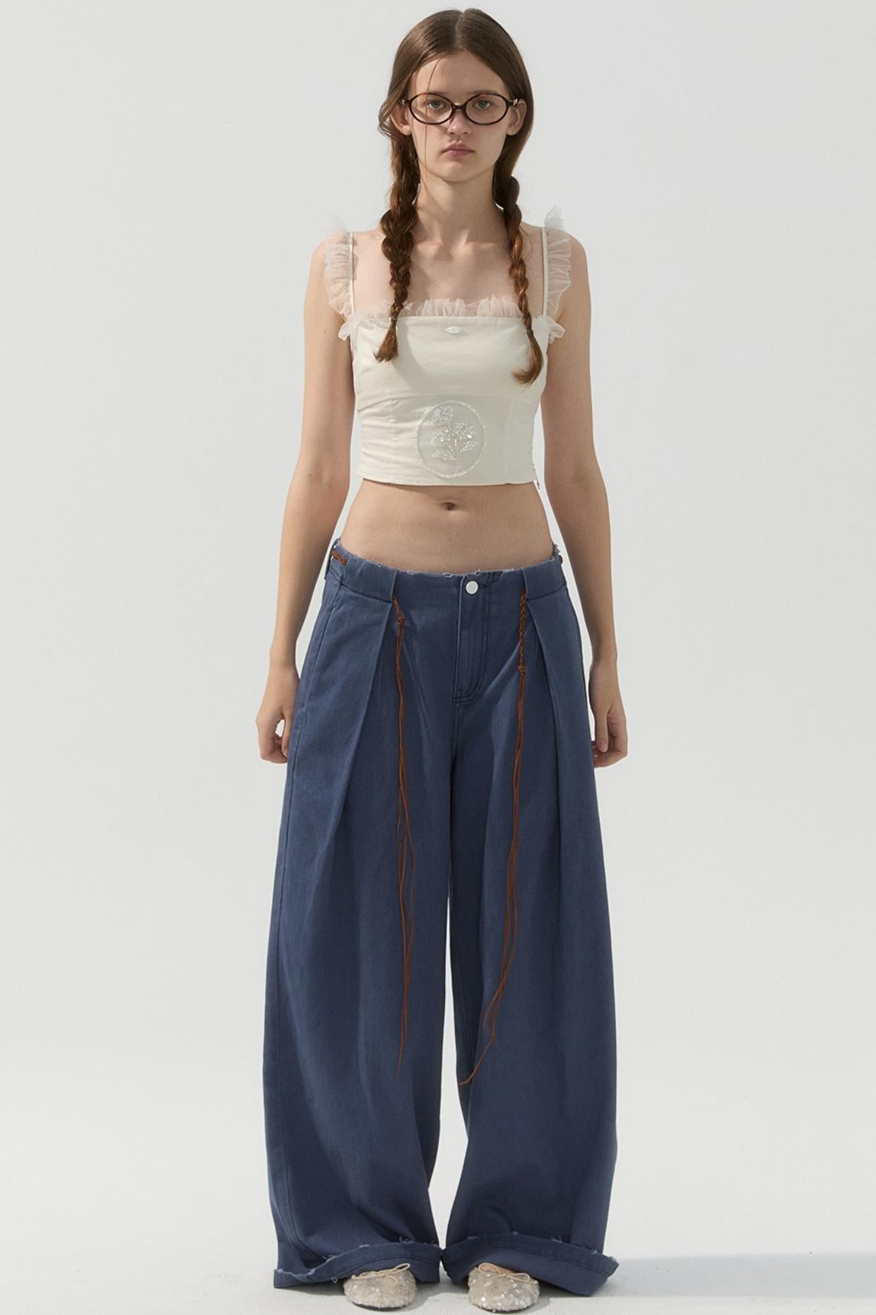 Velvet Blossom Mesh Tank