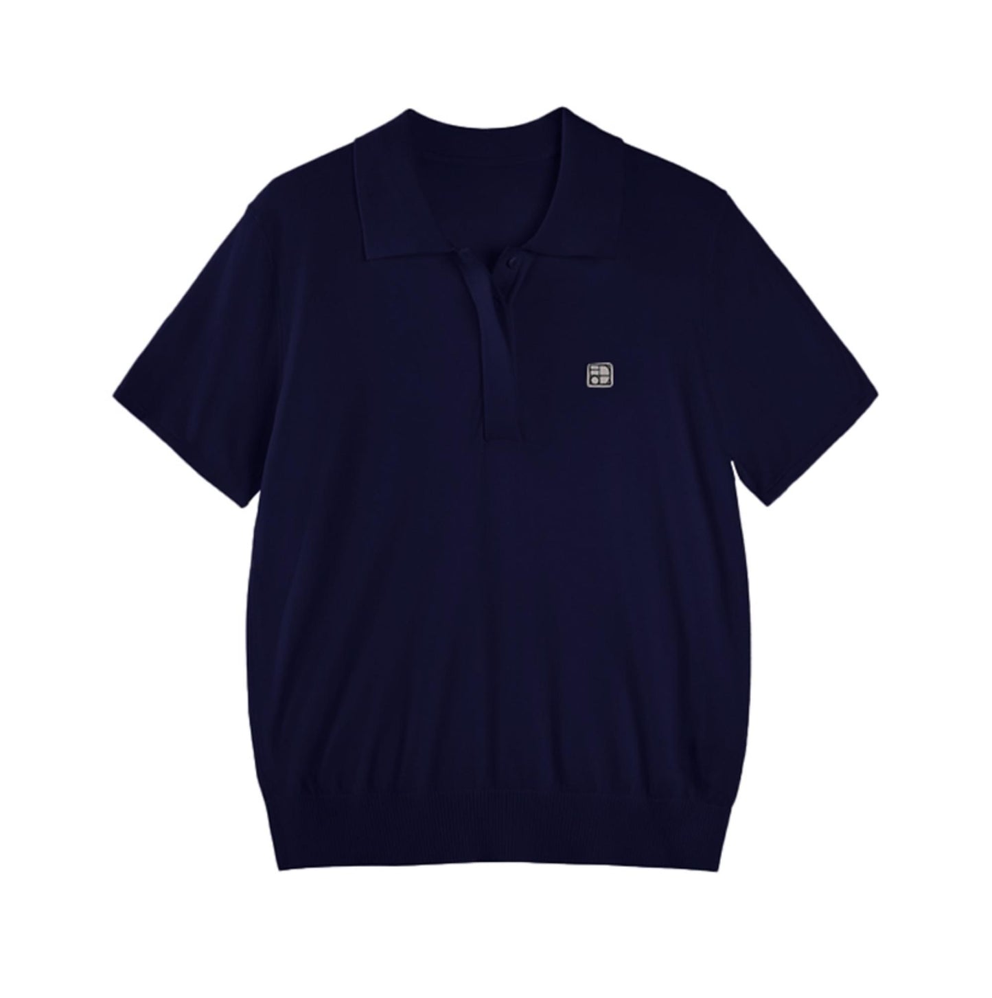 Stretch Silk Polo T-shirt