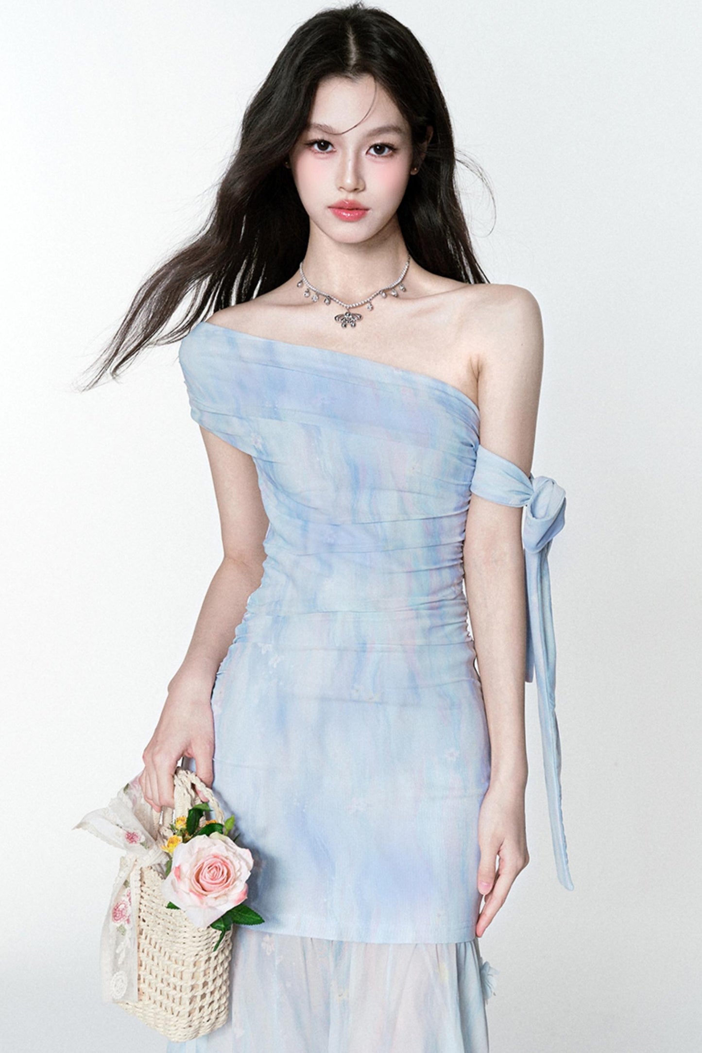 Light Blue Summer Romance Dress