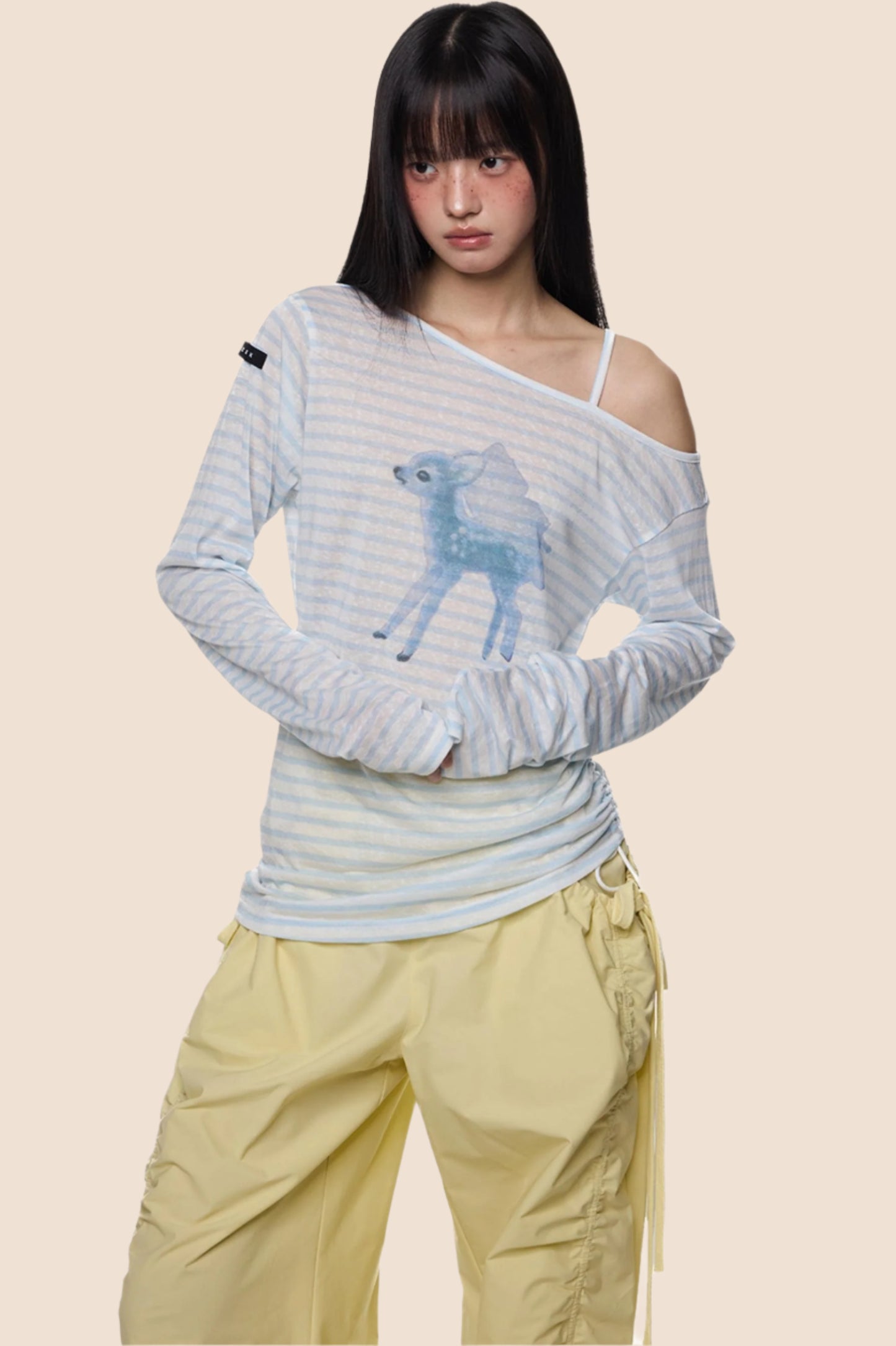 Slant Shoulder Sunscreen Tee