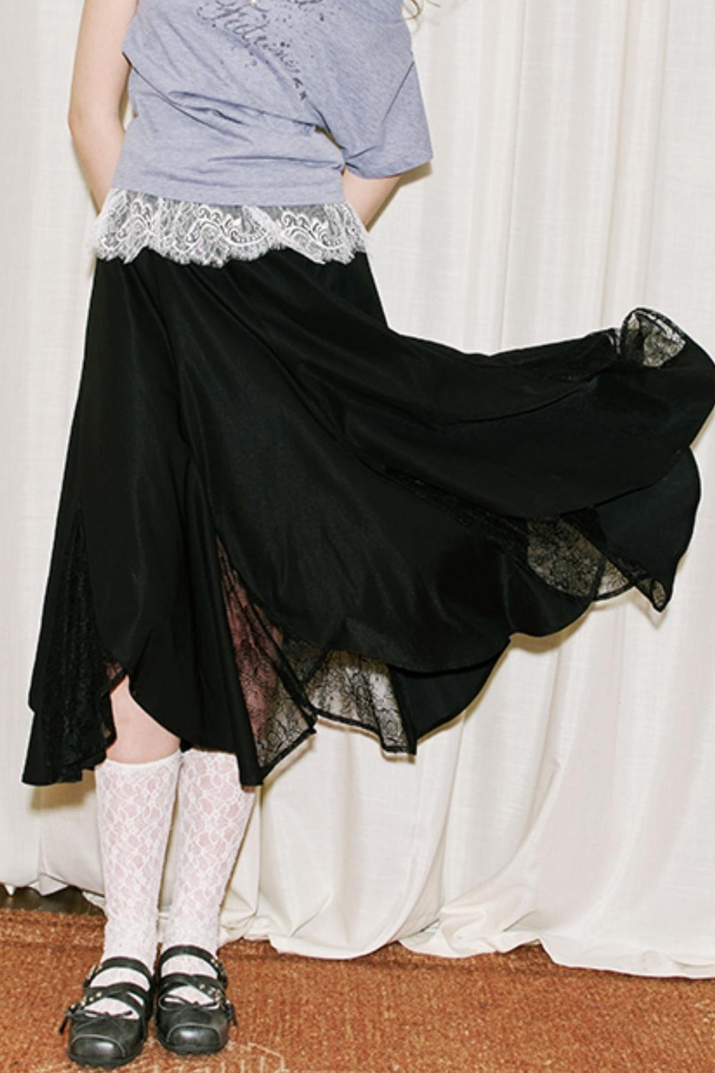 Summer Lace Fishtail Skirt