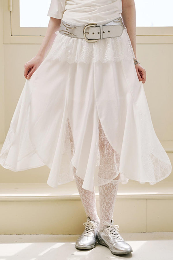 Summer Lace Fishtail Skirt