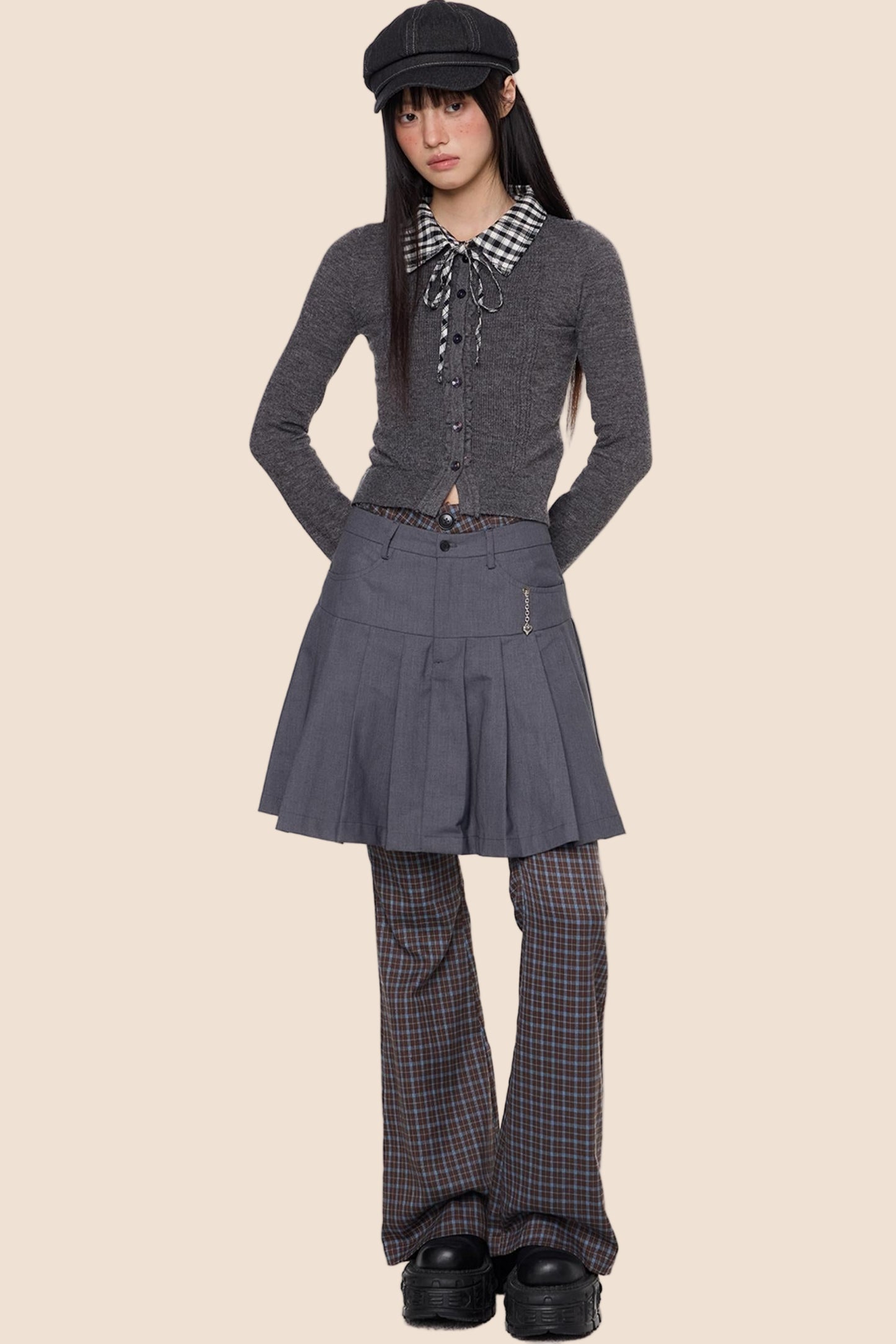 Autumn Vintage Slim Bootcut Pants