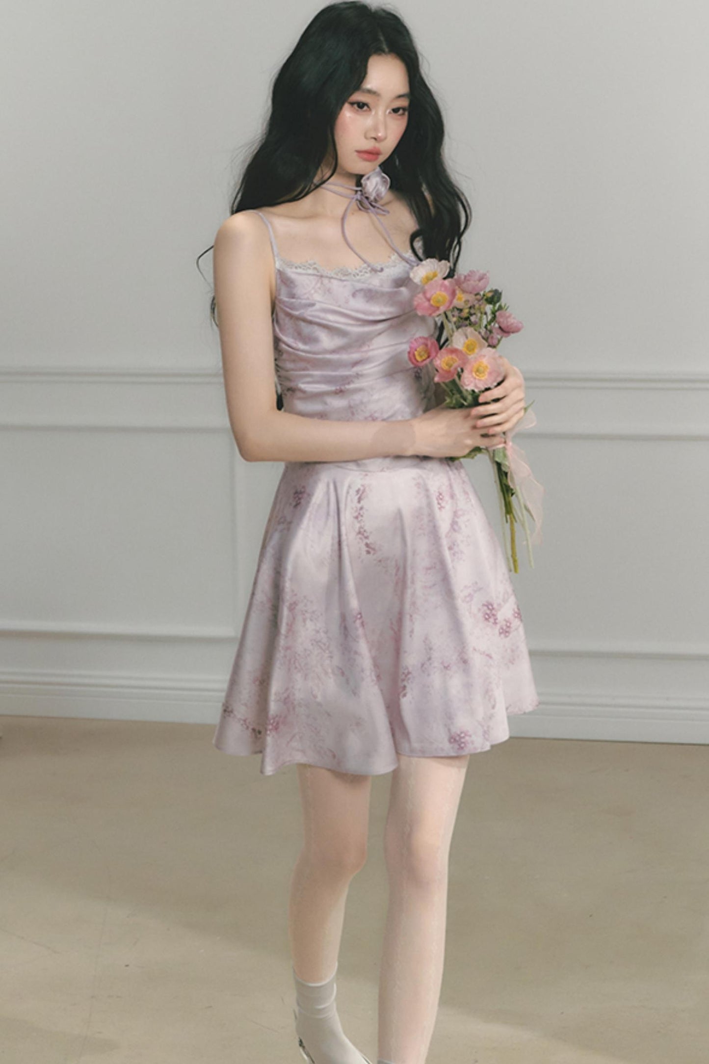 Pleated Waist Elegance Dress