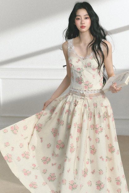 Fit Lace Detail Strap Top