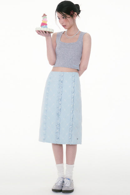 Summer U-Neck Halter Tank