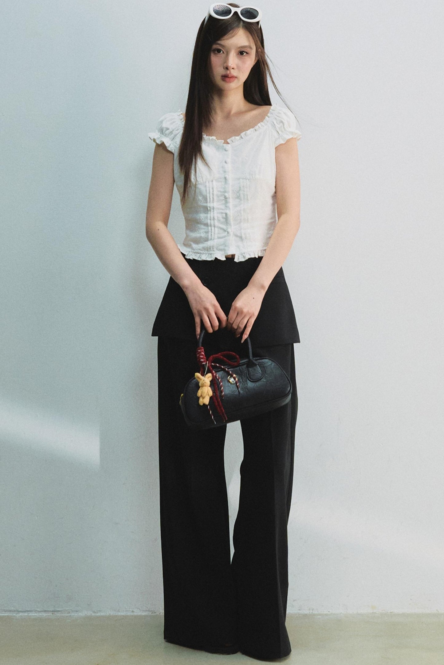 French Puff Sleeve Top