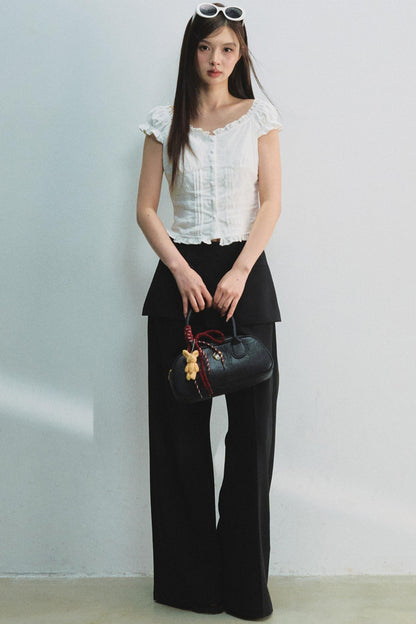 French Puff Sleeve Top