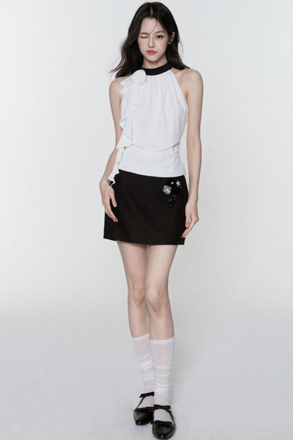 Misty Chiffon Tank Skirt Set-Up