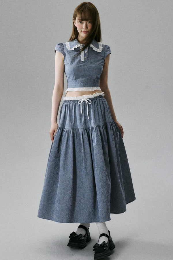 Luxury Maxi Skirt Set