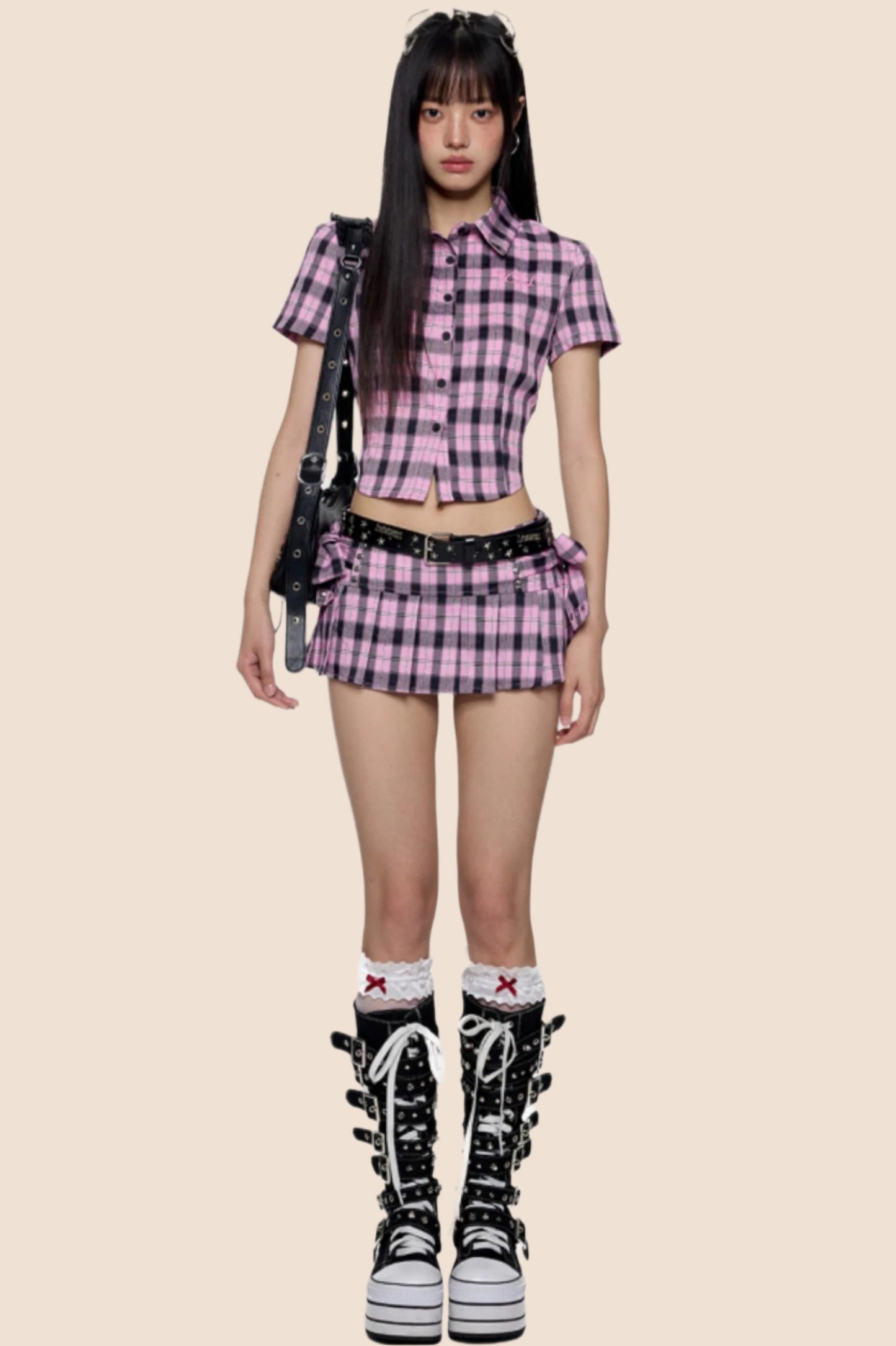 Summer Chic Plaid Set