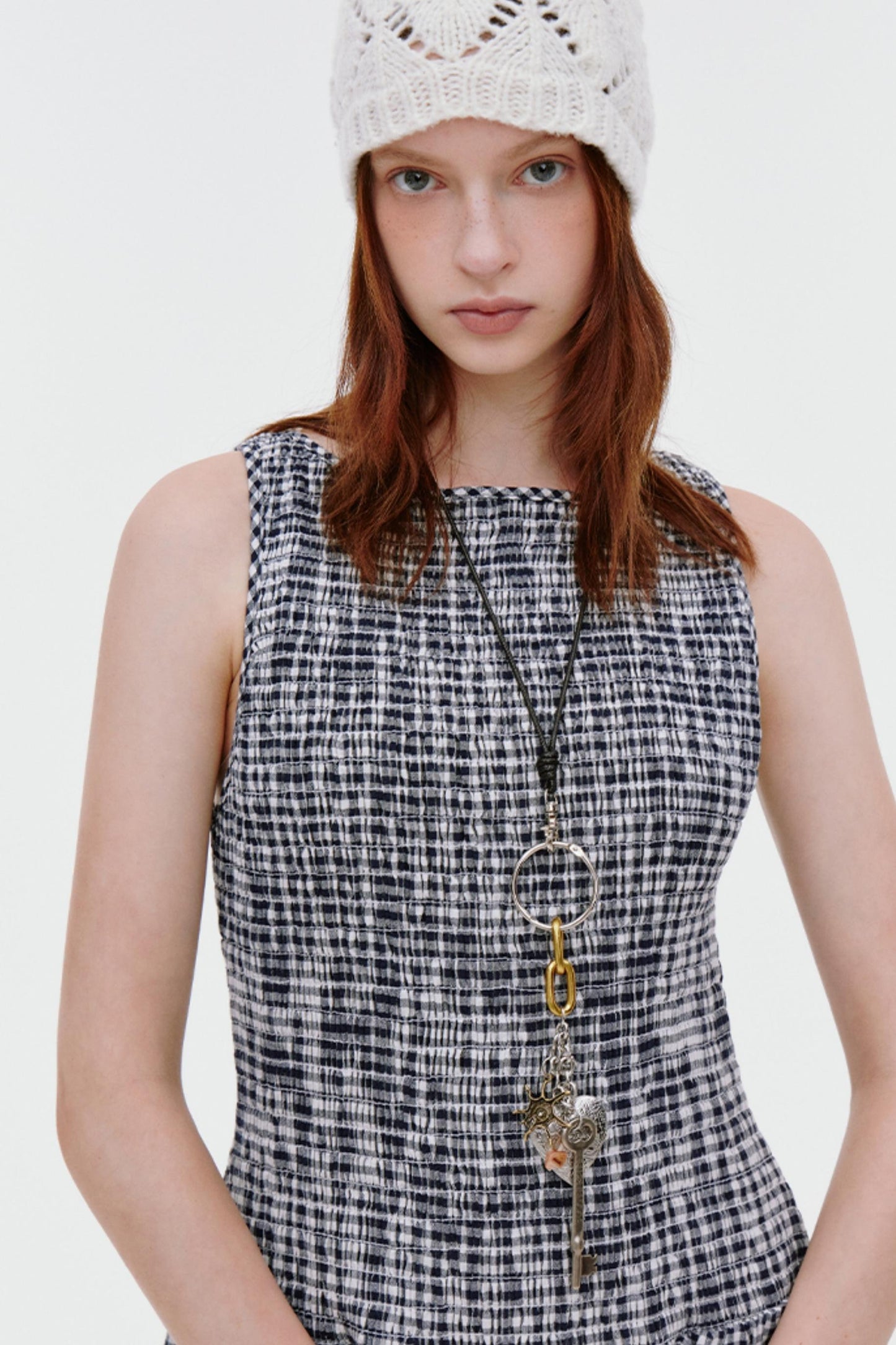 Chic Checkered Summer Dress