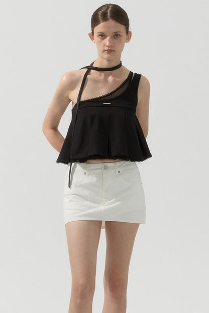 Asymmetric One-Shoulder Top