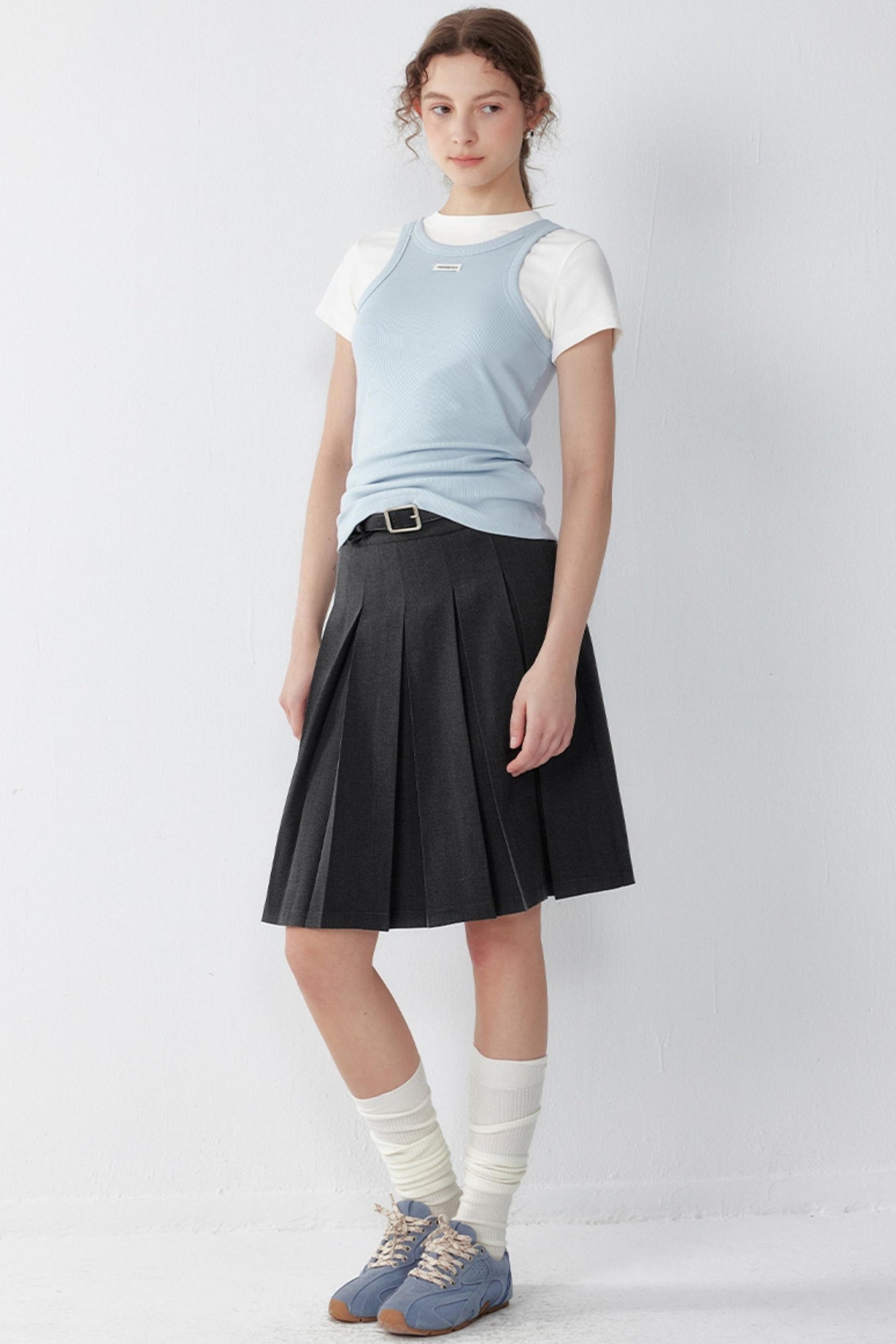 Organic Cotton Peplum Tank Top