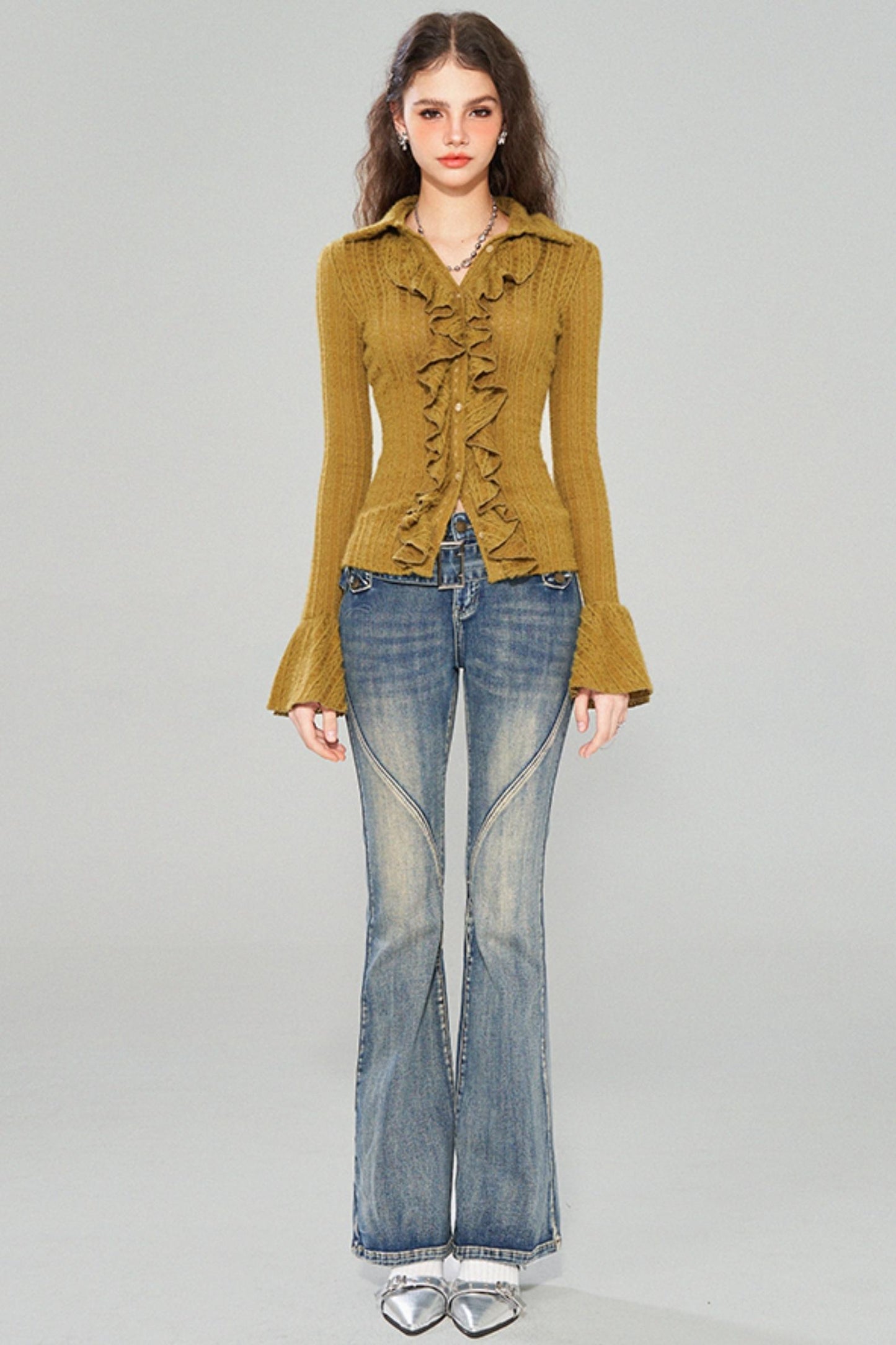 Elegant Ruffled Fairy Top