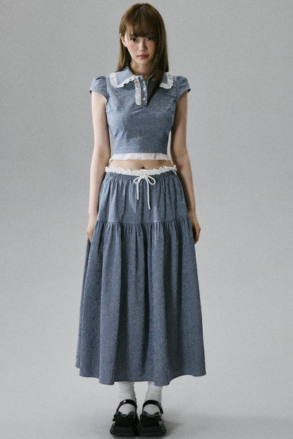 Luxury Maxi Skirt Set