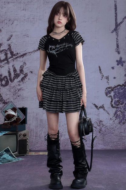 Street Punk Hooded Dress