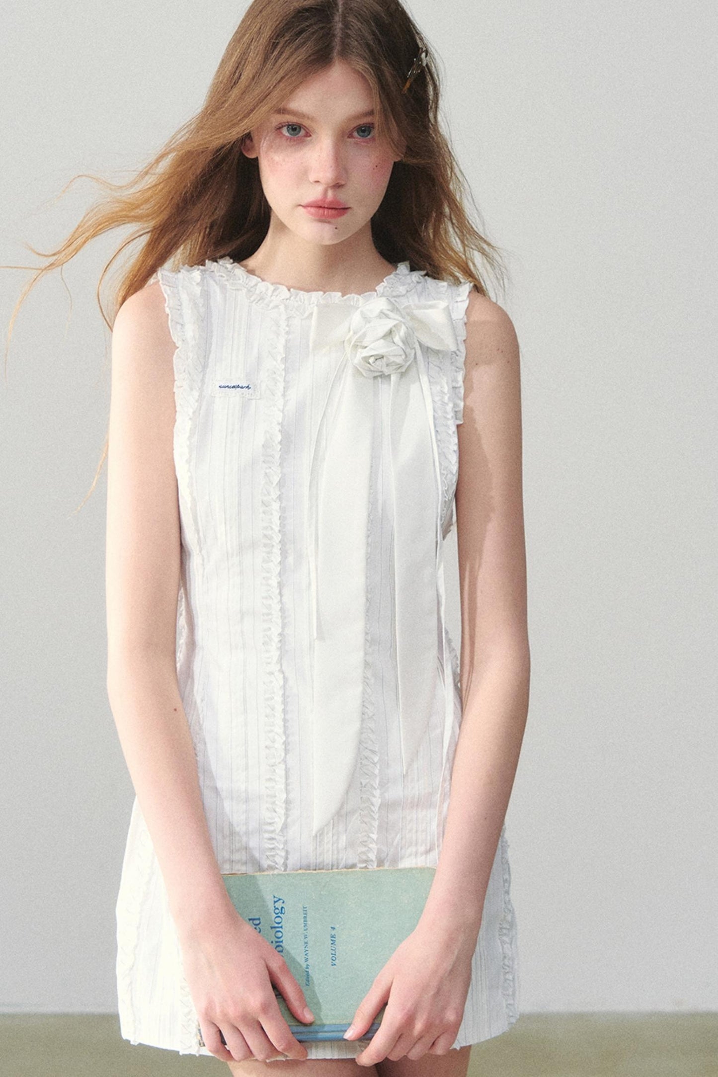 Striped Lace Summer Dress