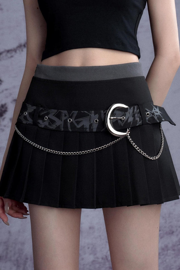 High Rise Curve Skirt