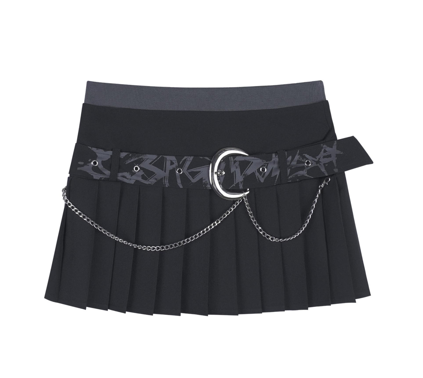 High Rise Curve Skirt