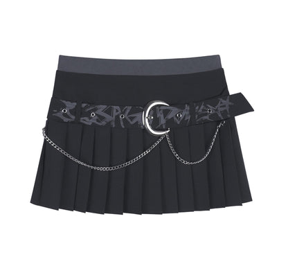 High Rise Curve Skirt