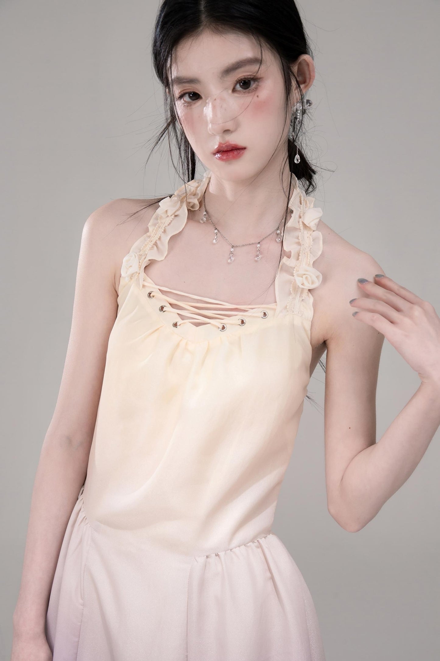 Romantic Purple A-Line Dress