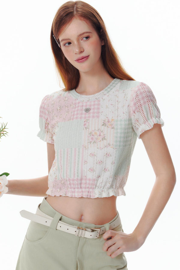 Summer Blossom Knit Tee