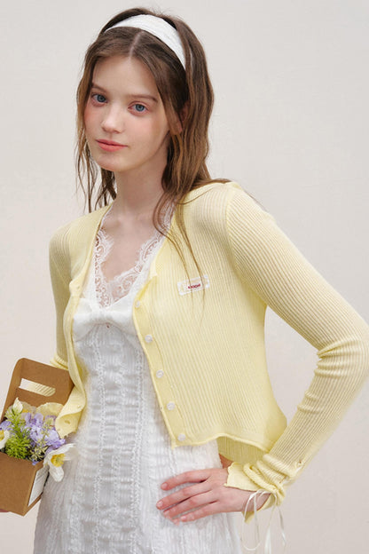 Heartfelt Sheer Knit Cardigan