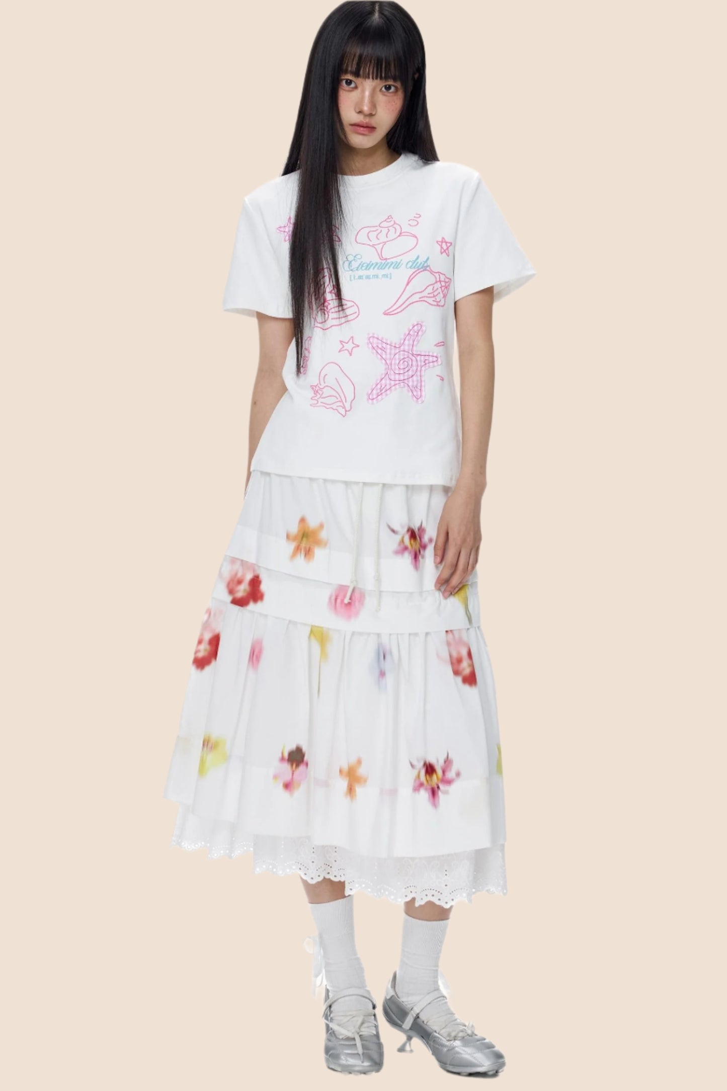 American Starfish Sweet Shoulder Tee