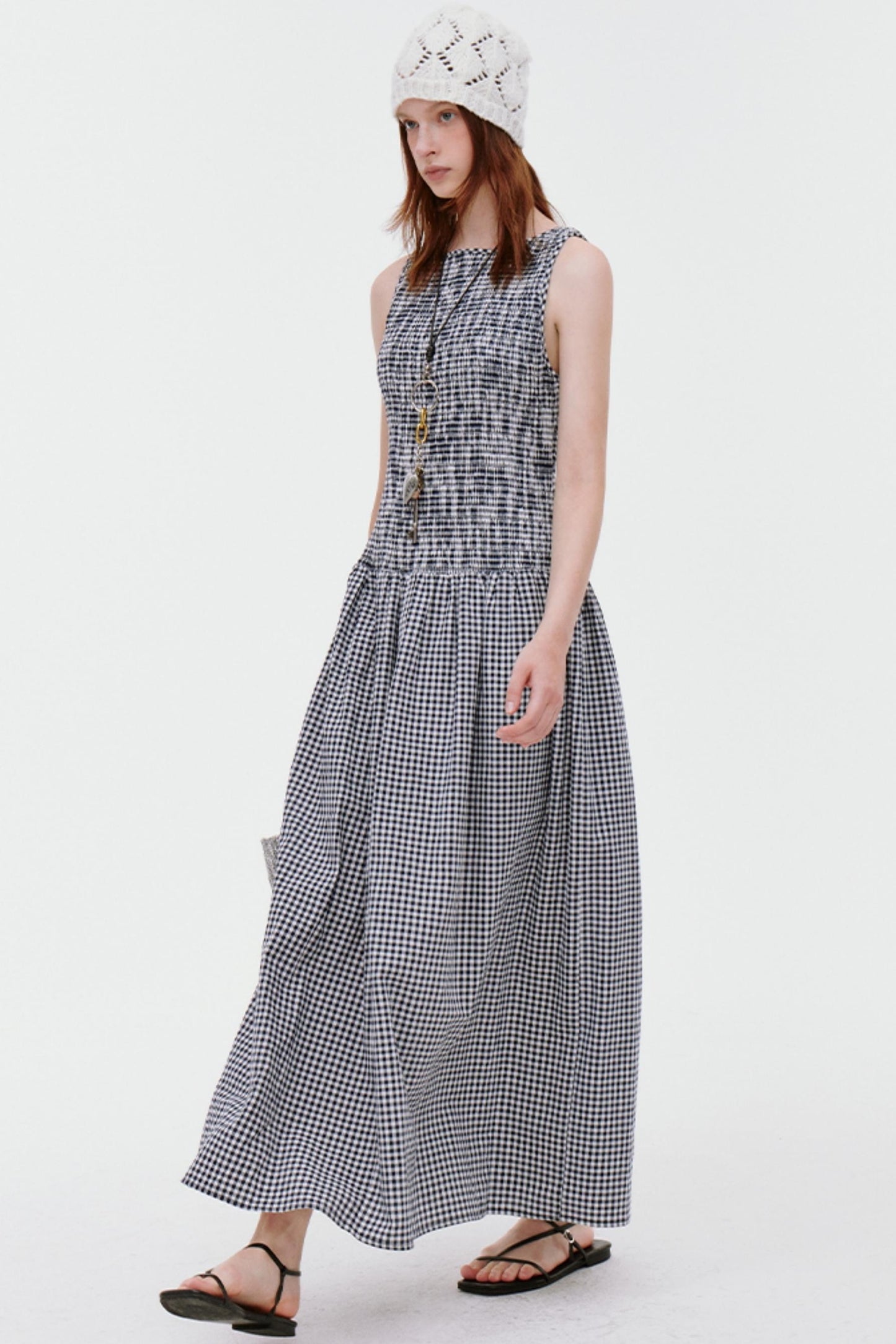 Chic Checkered Summer Dress