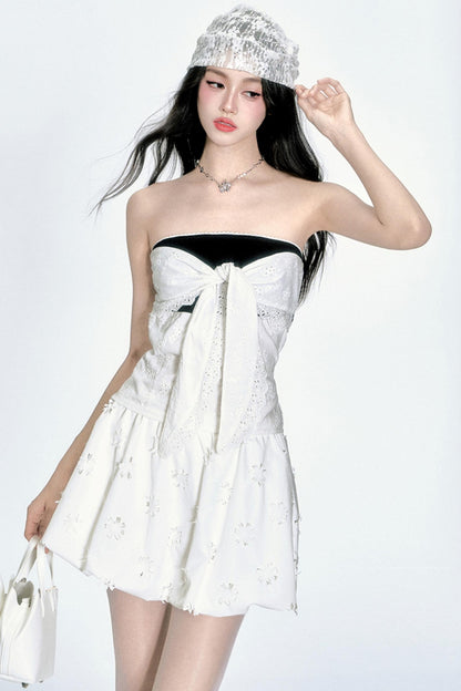 Embroidered Crop Top