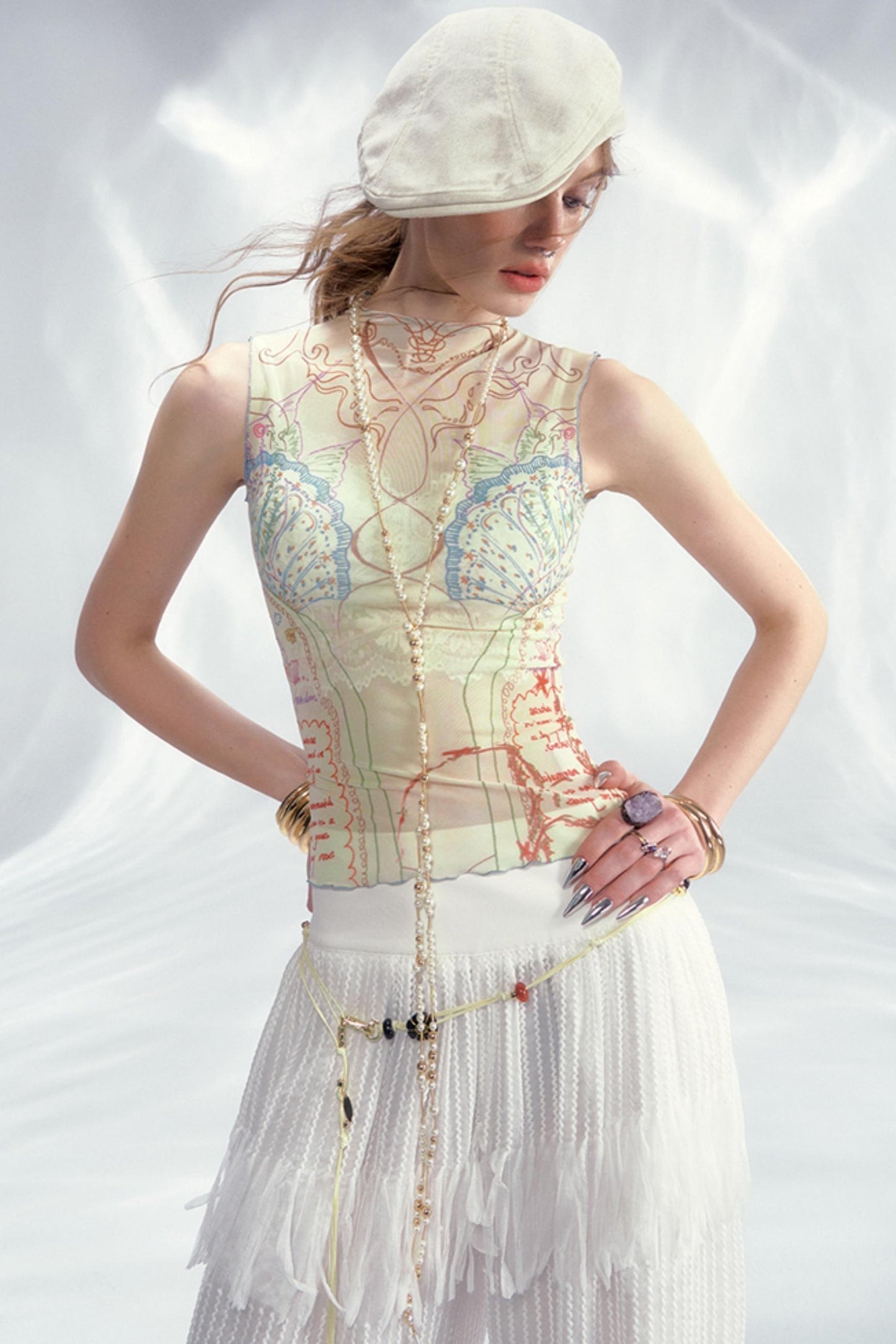 Ocean Shell Tank Top