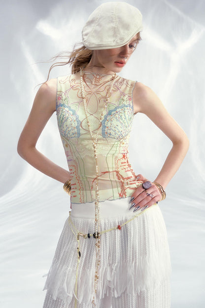 Ocean Shell Tank Top