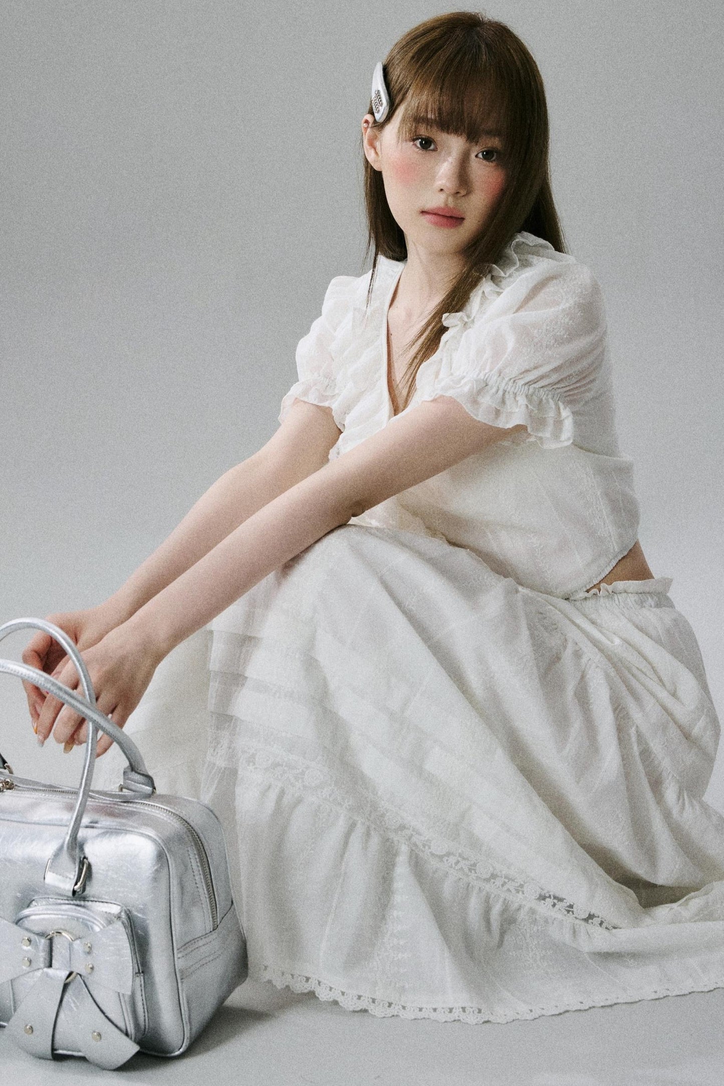 Lace Forest Maxi Skirt Set