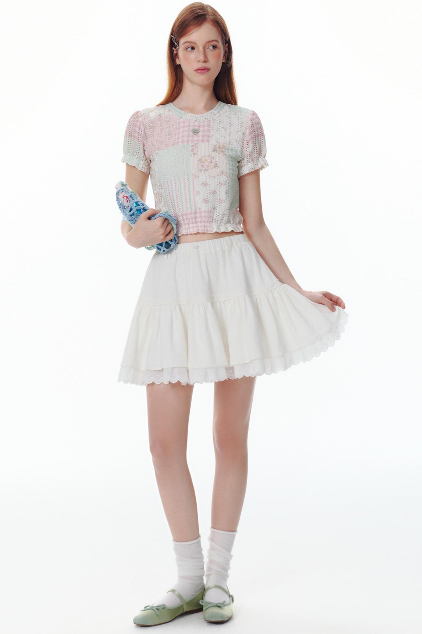 Summer Blossom Knit Tee