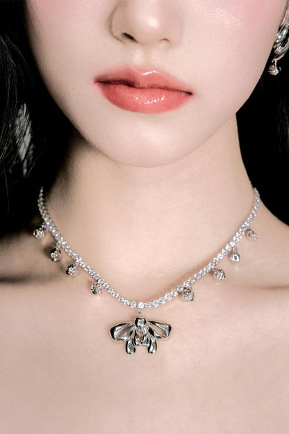 Butterfly Ribbon Necklace