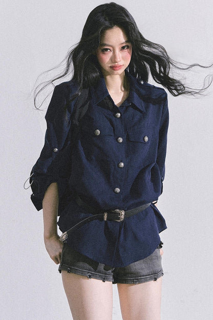 Autumn White Polo Shirt & Pants Set-Up