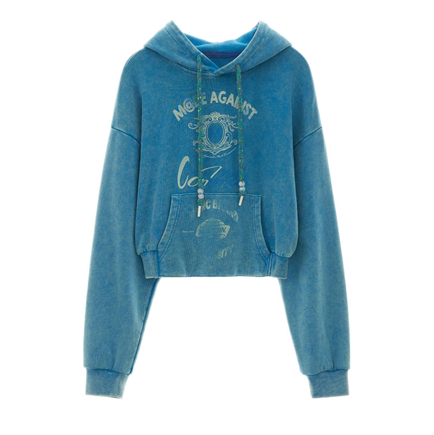 Floral Logo Hooded Sweatshirt