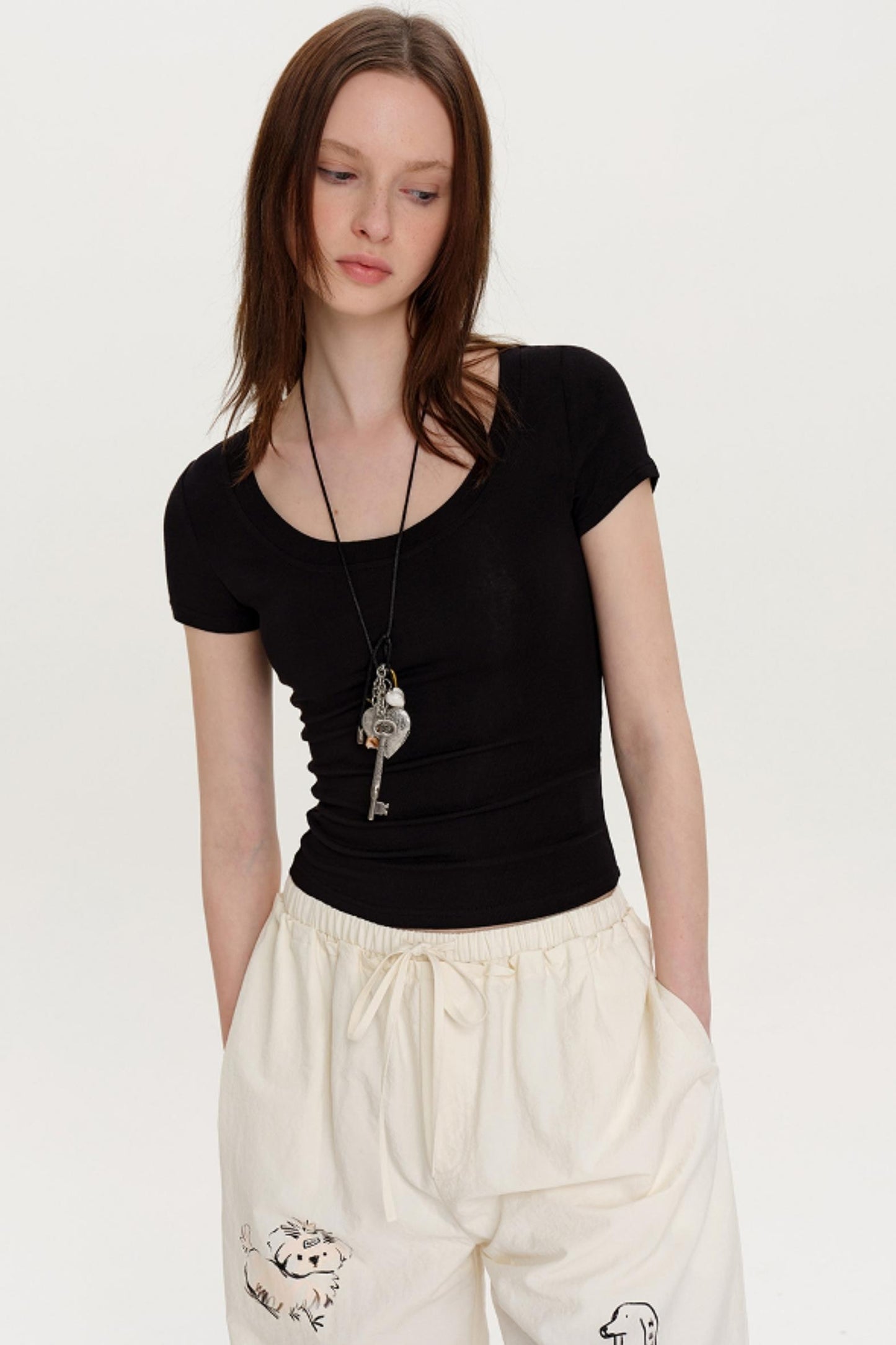 Soft Touch U-Neck Slim Fit T-Shirt