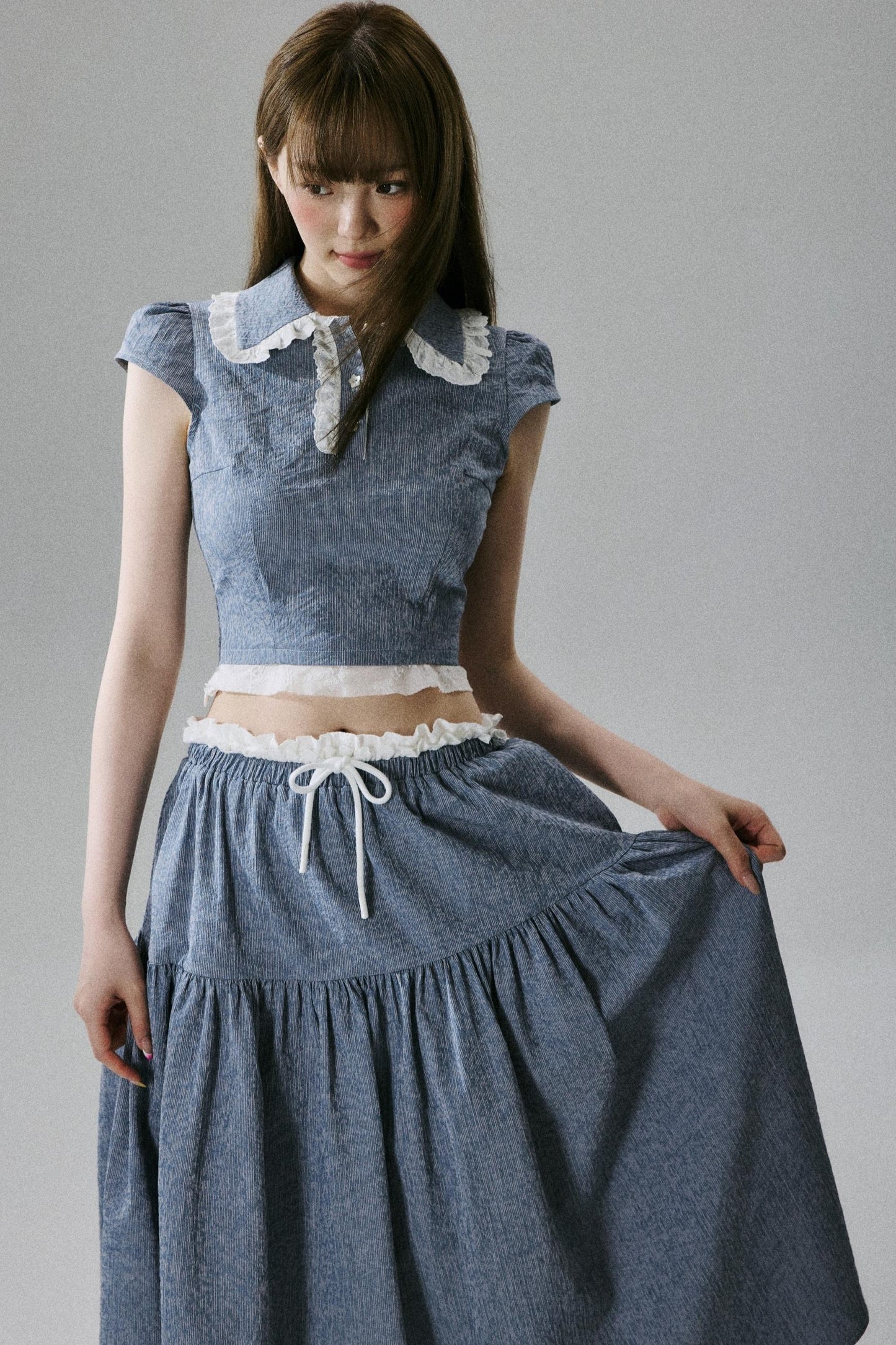 Luxury Maxi Skirt Set