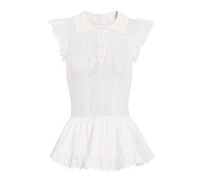 Velvet Lace Sleeve Dress