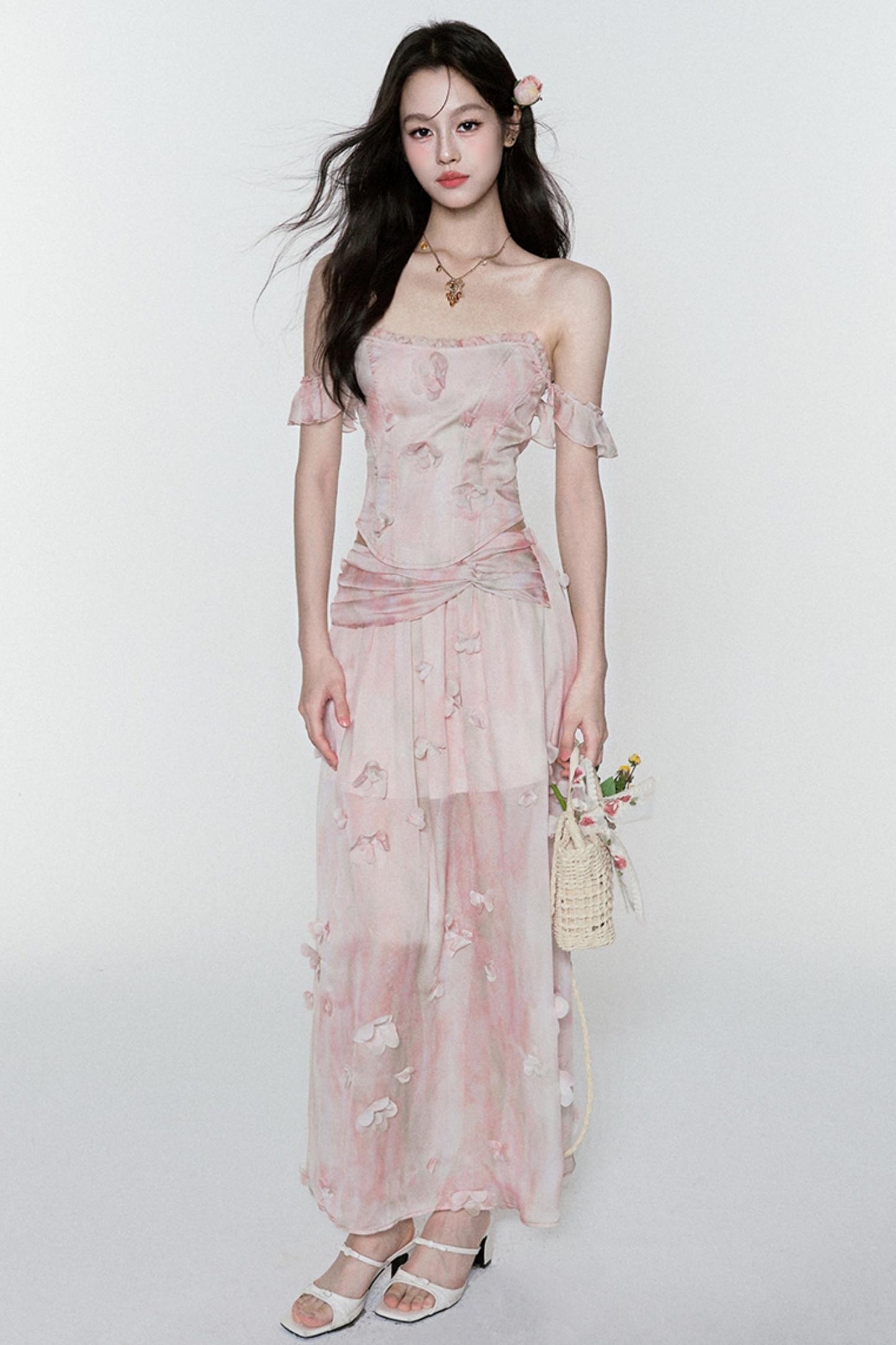 Vacation Floral Skirt Set-Up