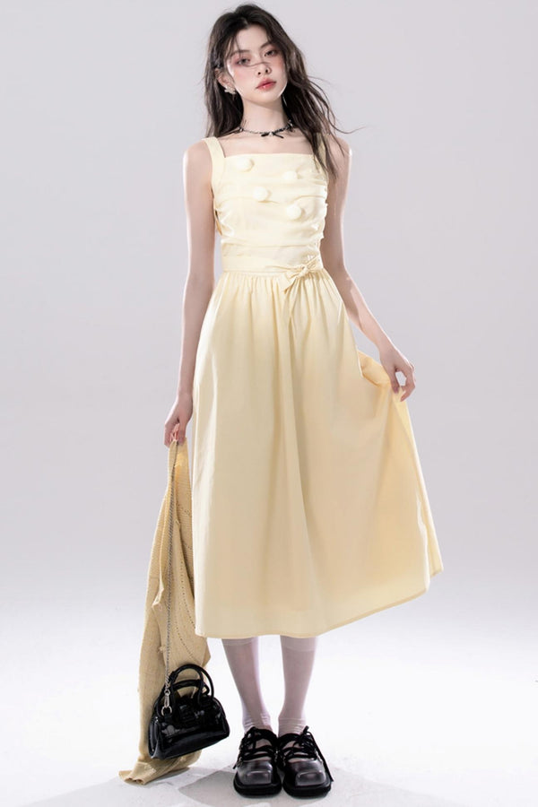 Daylight Floral Halter Dress