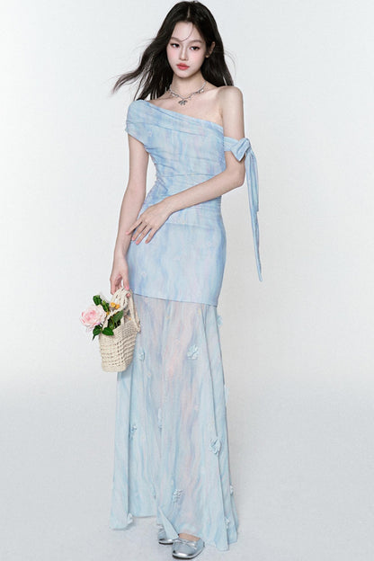 Light Blue Summer Romance Dress