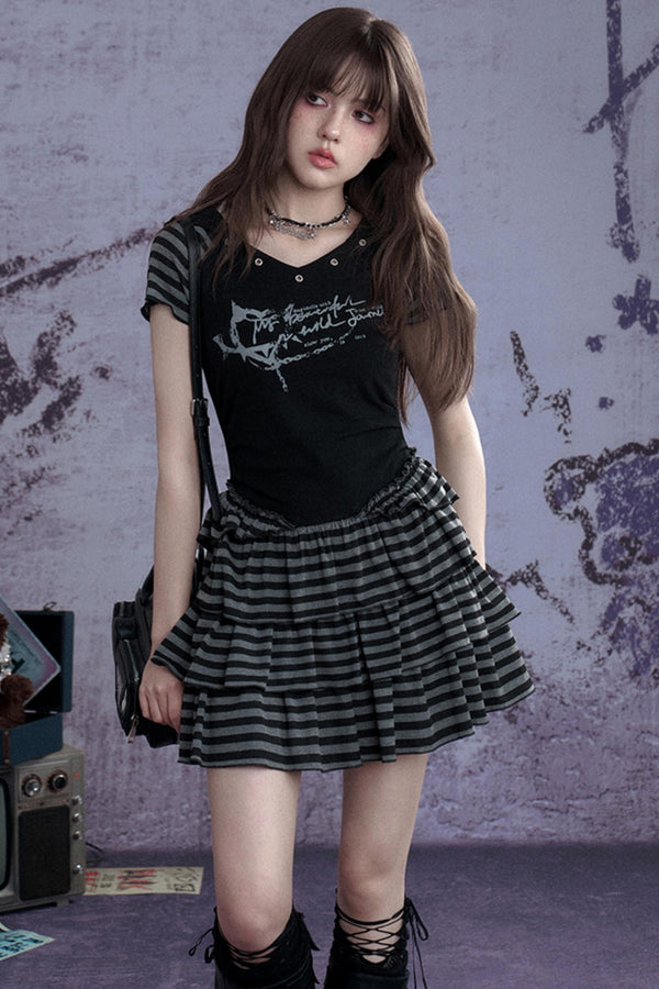 Street Punk Hooded Dress
