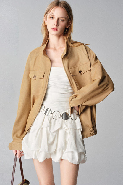 Sea Cappuccino Short Jacket