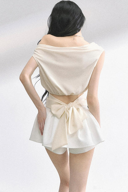 Manta Love Letter Shoulder Top